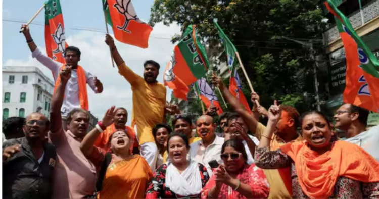 Victory celebrations in west Bengal after declaration of Assembly Results