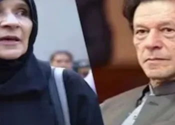 (Left) Dr Uzma Khan (Right) Former Pakistan PM Imran Khan