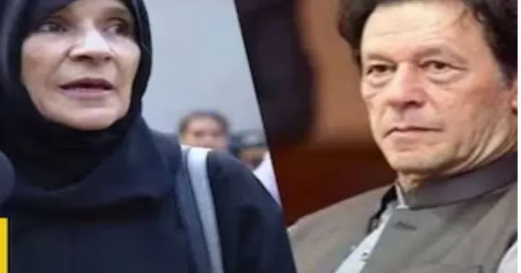 (Left) Dr Uzma Khan (Right) Former Pakistan PM Imran Khan