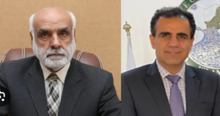 University of Gwadar Vice Chancellor Dr Abdul Razzaq Sabir and Pro-Vice Chancellor Dr Syed Manzoor Ahmed