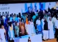 CPI (M) and Congress leaders stand up for Vande Mataram during the swearing-in of the Keralam CM