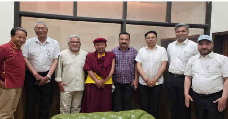 KDA and ABL leaders after a meeting with MHA officials in New Delhi on May 22