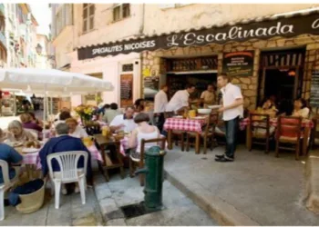 People having lunch