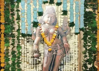 Newly Installed murti of Saraswati mata at Bhojshala