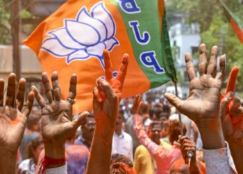 Victory celebrations after West Bengal assembly Elections 2026 were declared