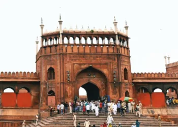Exterior of Delhi's Jama Masjid
