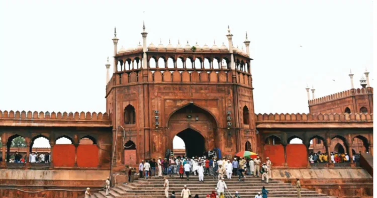 Exterior of Delhi's Jama Masjid