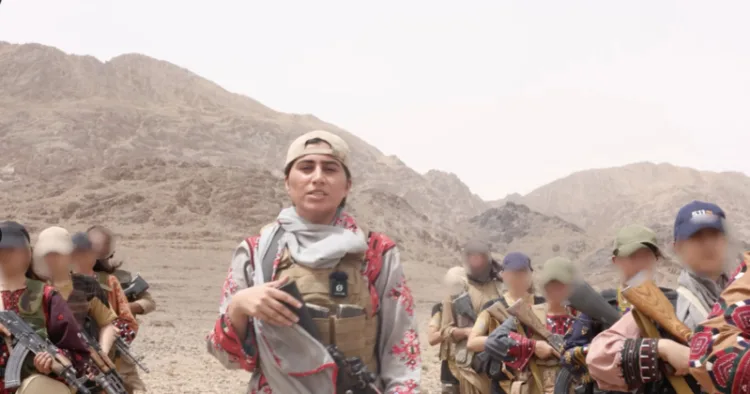 BLA's female commander Shaynaz Baloch