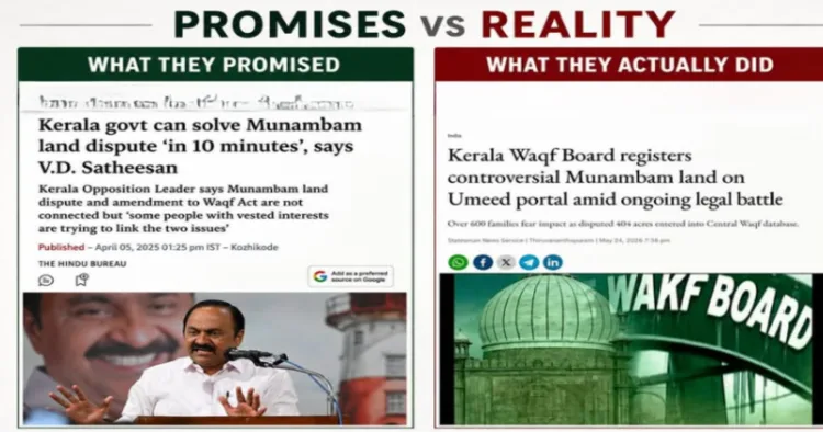 UDF Government Faces Heat in Kerala as Waqf Board Digs In Over 404-Acre Munambam Land