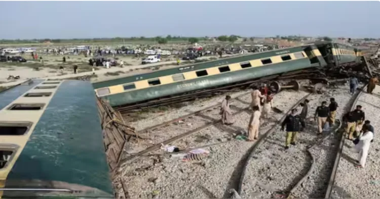 Damaged coaches of Jaffer Express (File Image)