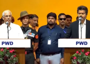 Tamil Nadu Governor Rajendra Vishwanath Arlekar CM Joseph Vijay Chief Minister.