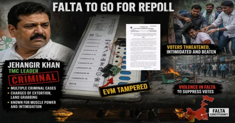 Owing to massive irregularities in EVM and threat to voters, Falta will go on repoll on May 21 (This image is generated by AI)