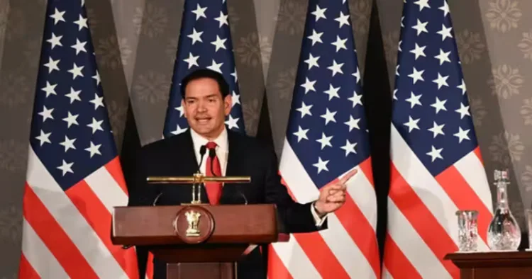 US Secretary of State Marco Rubio
