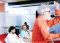 Swami Vivekamruthananda at Kerala Kshethra Samrakshana Samiti at Kozhikode