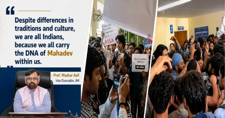 Mazhar Asif, the Vice-Chancellor of Jamia Millia Islamia University, has recently sparked controversy when he said, "All Indians possess the DNA of Bhagwan Mahadev"