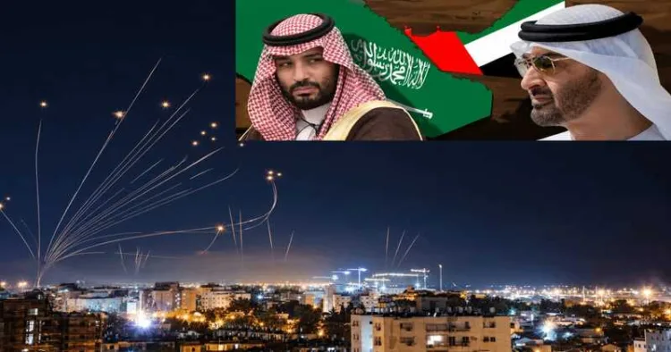 Missile streaks over Gulf skies as Israel’s Iron Dome shields UAE, signalling a sharp realignment in West Asia’s power balance