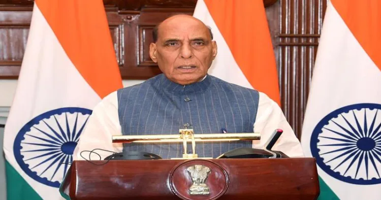 Union Defence Minister Rajnath Singh