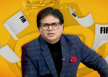 Anchor Ashok Shrivastav (Image: TNM)