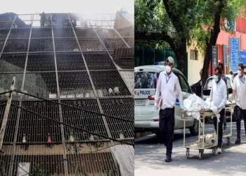 Fire accident in the Shahdara district