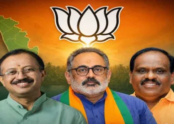 BJP made a Kerala breakthrough with wins by V. Muraleedharan in Kazhakkoottam, Rajeev Chandrasekhar in Nemom, and B. B. Gopakumar in Chathannoor
