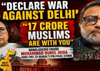 Bangladeshi leader Nurul Huda urges TMC leader Mamta Banerjee to declare war against Delhi