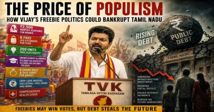 How Vijay's freebie politics will make Tamil Nadu reel under financial crisis