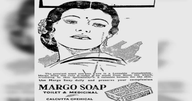 Margo neem soap emerged in colonial India as one of the earliest herbal personal care innovations rooted in traditional neem-based science