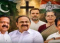 V.D. Satheesan, K.C. Venugopal and Ramesh Chennithala at centre of explosive Keralam CM power battle