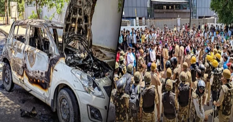 A labour protest in Noida on April 13 escalated into sudden, coordinated violence, raising serious concerns about planning and intent behind the unrest