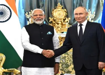 Prime minister Narendra Modi and Russian President Vladimir Putin