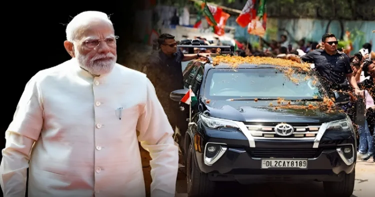 PM Modi leads from the front, reduces convoy size significantly
