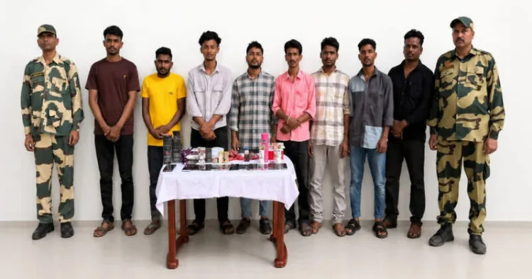 BSF foils major infiltration bid in Cooch Behar, nabs seven Bangladeshi nationals and Indian facilitator