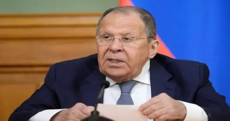 Russia's Foreign Minister Sergey Lavrov
