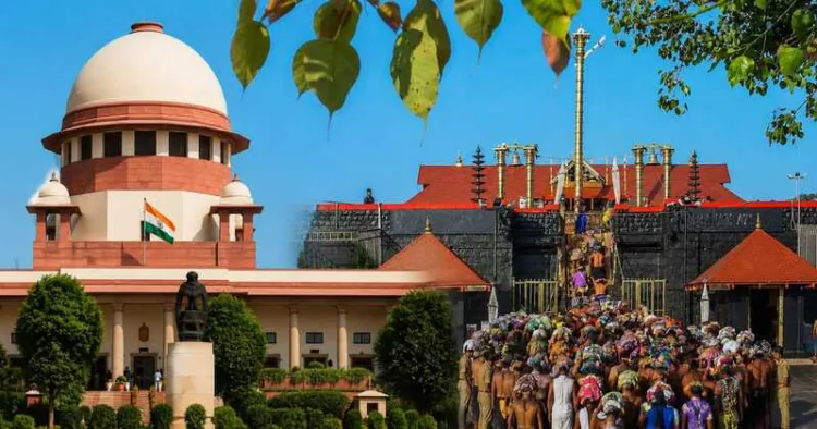 Nine Member Constitution Bench questions the legitimacy of PIL-driven intervention in Sabarimala traditions, raising sharp observations on faith, locus standi and judicial process.