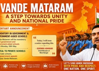 West Bengal Schools to Begin Day with ‘Vande Mataram’ Under New Govt Directive (This is an AI generated Image)