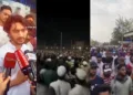 Visuals from the site in Bhopal where Muslim mob had assembled