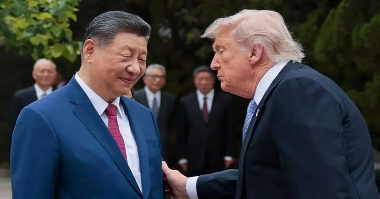 China's President Xi Jinping and US President Donald Trump