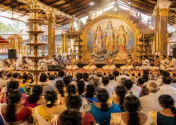 Rama Rama Pahimam” at Guruvayur emerged as a powerful celebration of Sri Rama’s enduring civilisational legacy, bringing together devotion, Mandir arts, scholarship and cultural consciousness rooted in dharma and Bharatiya tradition.(This image is generated by AI)