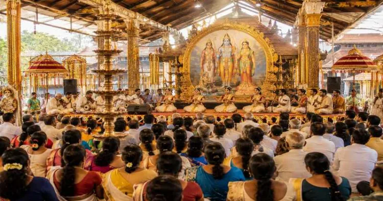 Rama Rama Pahimam” at Guruvayur emerged as a powerful celebration of Sri Rama’s enduring civilisational legacy, bringing together devotion, Mandir arts, scholarship and cultural consciousness rooted in dharma and Bharatiya tradition.(This image is generated by AI)