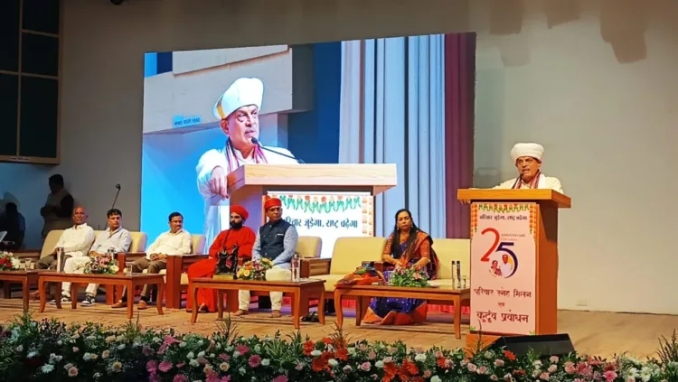RSS Sarkaryavah Dattatreya Hosbaley ji addressing the gathering in Pune