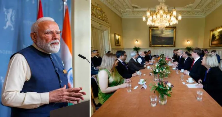 India and Norway elevated bilateral relations to a Green Strategic Partnership during Prime Minister Narendra Modi’s historic Oslo visit, the first by an Indian Prime Minister in 40 years.