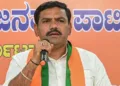 Karnataka BJP president B. Y. Vijayendra
