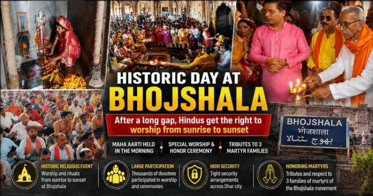 Bhojshala Reverberates with Vedic Chants as Hindus Celebrate ‘Historic Justice’