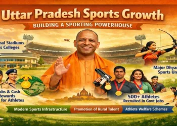 Over the past nine years, Uttar Pradesh has strengthened sports infrastructure, athlete welfare, and sports education across the state