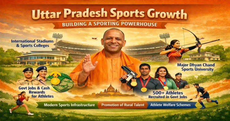 Over the past nine years, Uttar Pradesh has strengthened sports infrastructure, athlete welfare, and sports education across the state