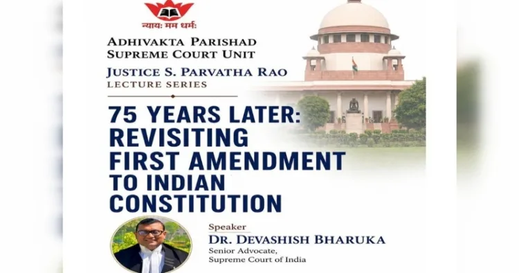 Akhil Bharatiya Adhivakta Parishad explores India’s early constitutional battles over free speech and judicial review