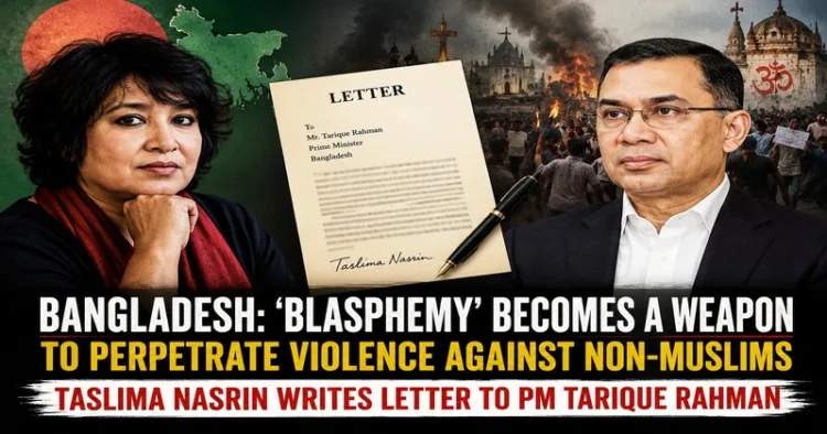 Taslima Nasreen denounces attacks on non-Hindus in Bangladesh