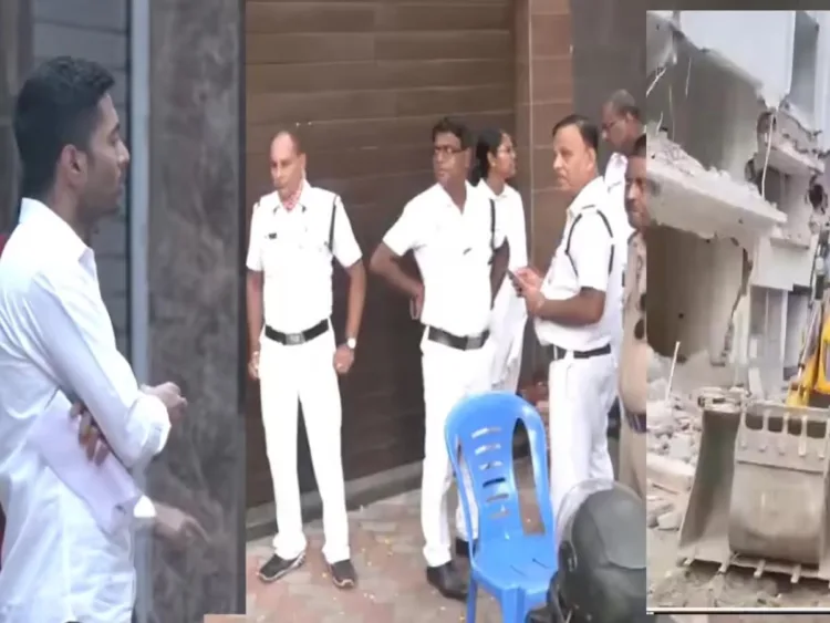 Kolkata Police visited TMC MP Abhishek Banerjee’s residence after the Kolkata Municipal Corporation issued notices to 17 properties linked to him