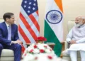 Prime Minister Narendra Modi and the US Secretary of State Marco Rubio