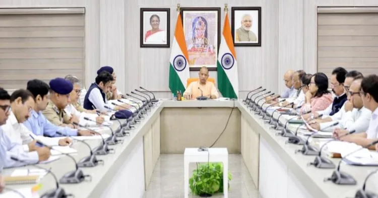 UP CM Yogi Adityanath chaired a high-level AYUSH Department review in Lucknow
